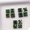 green Saphir 2.20 CT princess cut