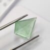 green fluorite fancy cut 7.06 carats