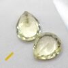 yellow quartz lemon pear cut 9.36 carats