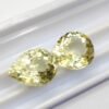 yellow quartz lemon pear cut 9.36 carats