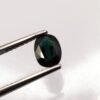 blue green saphir oval cut 1.23 carats