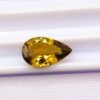 yellow tourmaline pear cut 1.74 carats