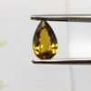 yellow tourmaline pear cut 1.74 carats