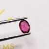 rhodolite red cherry oval cut 1.12 carats