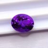 améthyste violet oval cut 2.30 carats