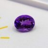améthyste violet oval cut 2.30 carats