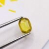 yellow sphene oval cut 1.20 carats