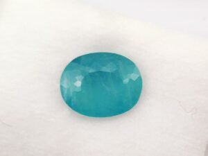 grandidierite blue green oval cut 2.66 carats