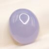 calcédoine lavender cabochon cut 21.17 carats