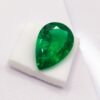 lab emerald green pear cut 3.34 carats