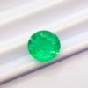 lab green emerald round cut 1.38 carats