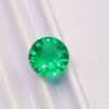 lab green emerald round cut 1.38 carats
