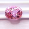 pink lab saphir oval cut 11.62 carats