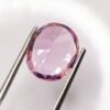 pink lab saphir oval cut 11.62 carats