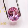 pink lab saphir oval cut 11.62 carats