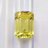 yellow lab saphir emerald cut 9.80 carats