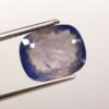 Iolite bluish violet cushion cut 7.04 carats