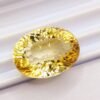 Citrine yellow oval cut 15.24 carats