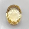 Citrine yellow oval cut 15.24 carats