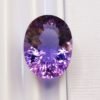 amethyst violet oval cut 6.65 carats