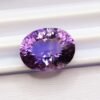 amethyst violet oval cut 6.65 carats