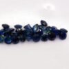 lot 30 saphirs blue round cut 3.17 carats