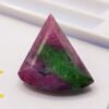 rubis zoisite red green fancy cut 16.22 carats