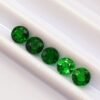 Lot 6 granats tsavorites vert intense