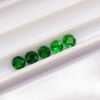 Lot 6 granats tsavorites vert intense