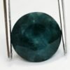 Saphirine blue round cut 11.36 carats