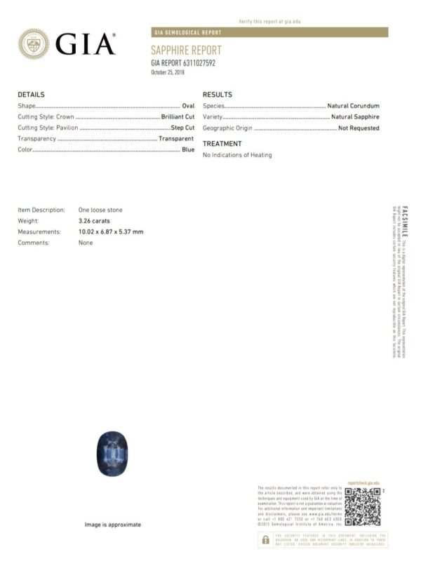 Saphir 3.26 CT