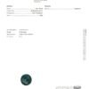 Saphirine blue round cut 11.36 carats certificat de laboratoire GIA
