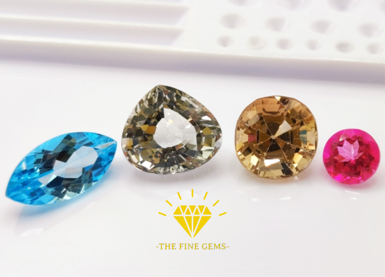 lot de pierres précieuses de couleurs