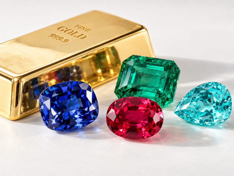 Hausse du prix de l’or et pierres précieuses rares
