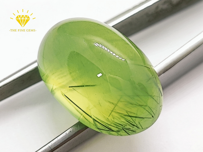 Prehnite Naturelle à Inclusions 23.92