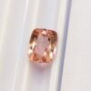 pink tourmaline cushion cut gemstone
