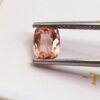 pink tourmaline cushion cut gemstone