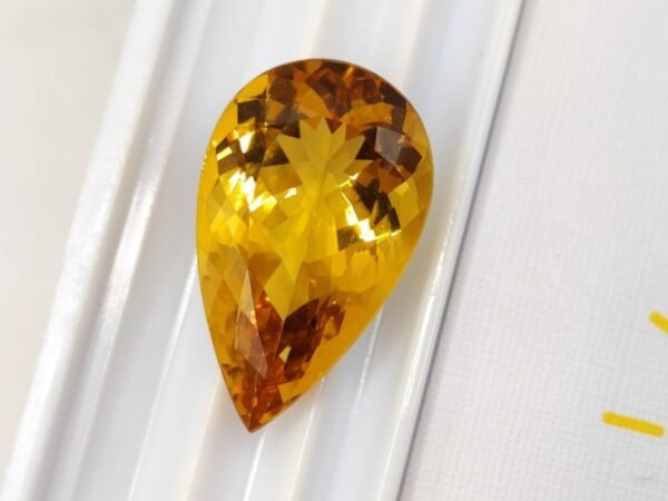 golden beryl heliodor gemstone certified