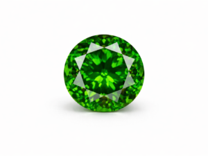 Chrome Diopside gemstone - Round cut - natural gemstone - The Fine Gems