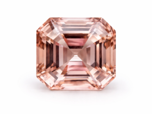 Natural Morganite gemstone - ASSCHER CUT - The Fine Gems