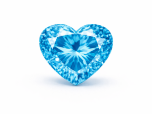Blue Topaz heart cut - The Fine Gems - Gemstone