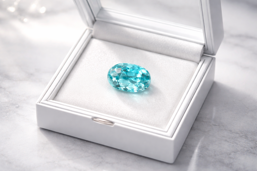 Tourmaline Paraíba – pierre de collection haut de gamme