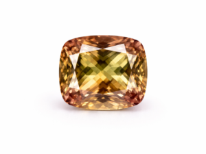 Zultanite naturelle coussin – gemme à changement de couleur vert et rose gemstone