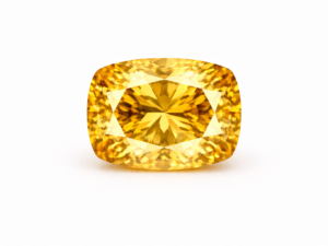 Natural golden beryl heliodor - cushion cut - yellow gemstone - The Fine Gems