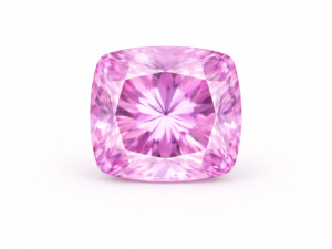 Kunzite cushion cut - natural pink gemstone - The Fine Gems