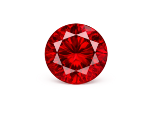 Round cut Garnet - red natural gemstone - The Fine Gems