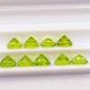 Cushion cut natural peridot 5.37 carats - calibrated natural green gemstones