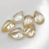 Zircon naturel taille poire , couleur champagne, Pierres fines naturelles pour bijoux et collection - The Fine Gems