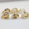 Zircon naturel taille poire , couleur champagne, Pierres fines naturelles pour bijoux et collection - The Fine Gems