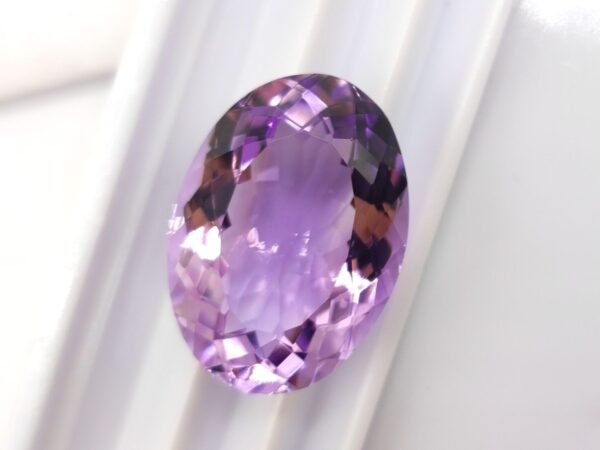 Natural Amethyst oval cut from brazil - violet gemstone for jewellry and collection